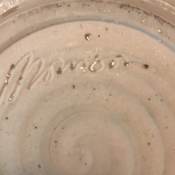 Studio Art Pottery Iris Bowl signed Morrison 5”x10” - Picture 3 of 4